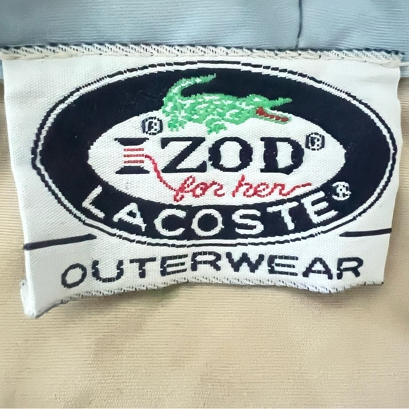 Vintage Izod for her Lacoste shell windbreaker full zipper jacket - Picture 7 of 11